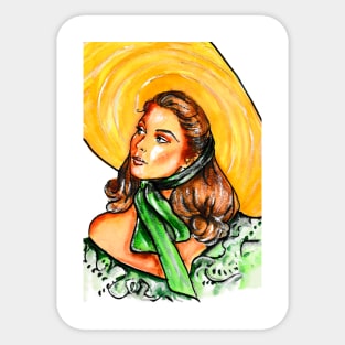 Scarlett O'Hara Sticker